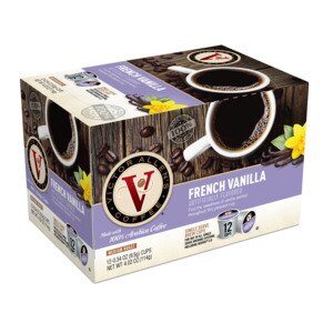 Victor Allens French Vanilla Coffee Medium Roast Single Serve Brew Cups