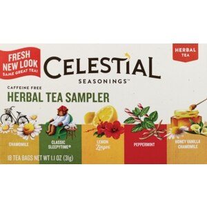 Celestial Seasonings Caffeine Free Herbal Tea Bags Sampler