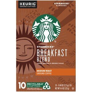 Starbucks Breakfast Blend K Cup Pods