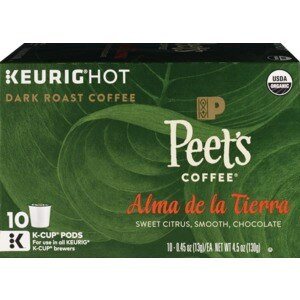 Peets Coffee Keurig Hot Alma de la Tierra Dark Roast Coffee K Cup Pods