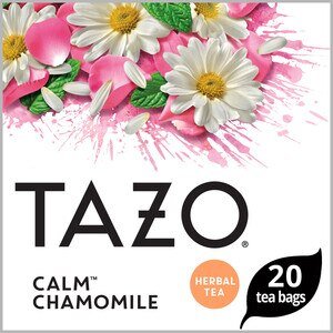 Tazo Herbal Tea Caffeine Free Calm Chamomile Bags For a Calming Beverage