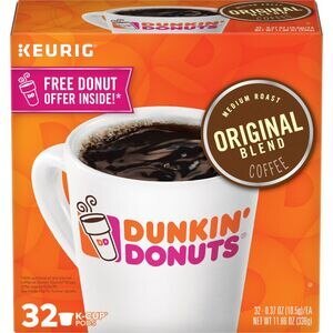 Dunkin Original Blend Medium Roast Coffee K Cups