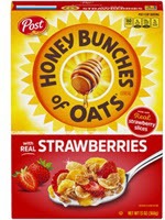 Honey Bunches of Oats with Real Strawberries Cereal